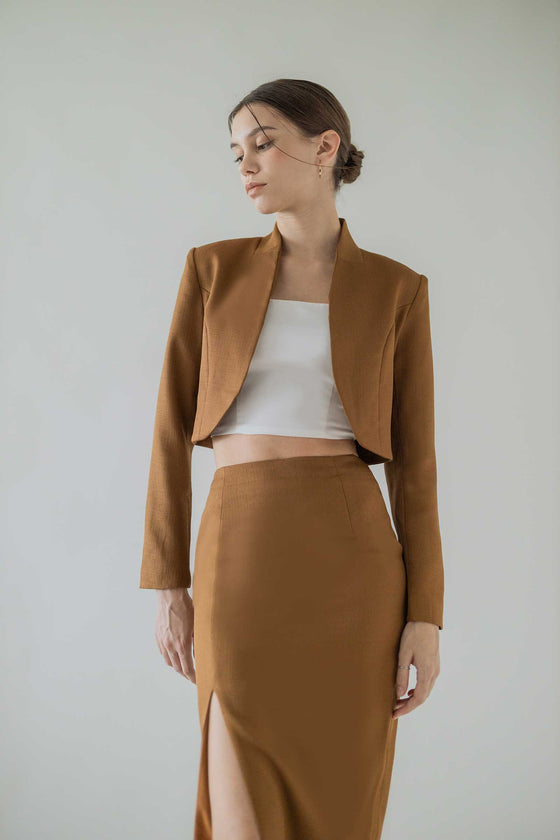 Poised Skirt (Brown)