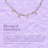 Mystical Amethyst Personalised Necklace - Plain Alphabet (small)