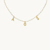 Aegis Personalised Pearl Necklace - Plain Alphabet