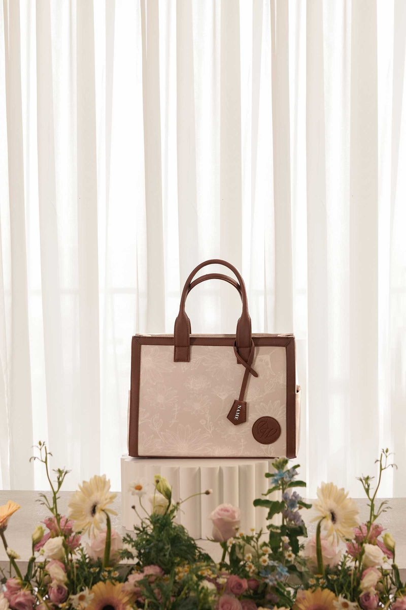 Flower Tote bag in brown monogram canvas Louis Vuitton - Second