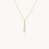 Winter Zirconia 925 Sterling Silver Necklace (Gold)