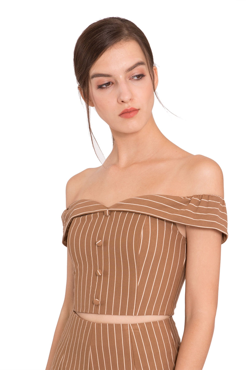 DALLO TOP in brown main image 0