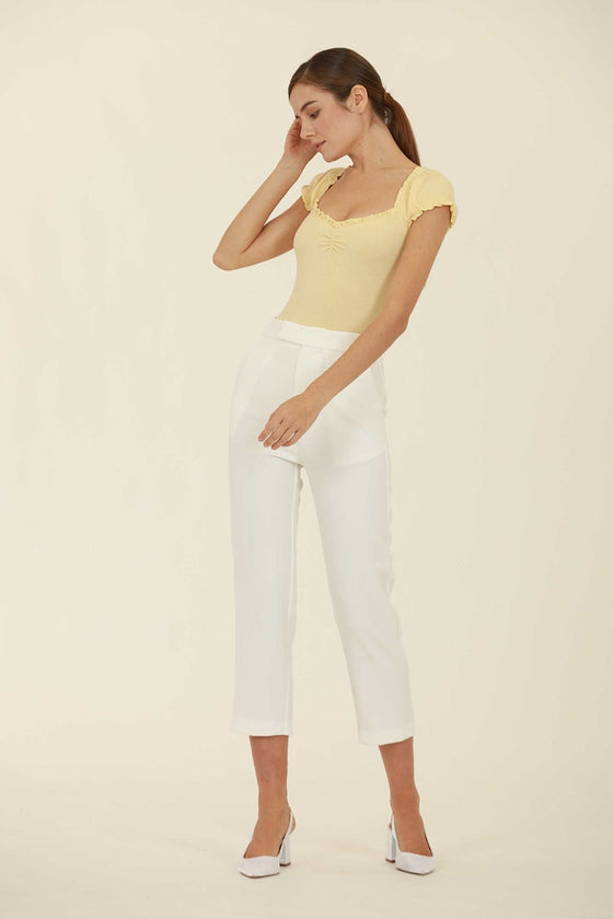 Dhilhaf Bodysuit (Pale Yellow)