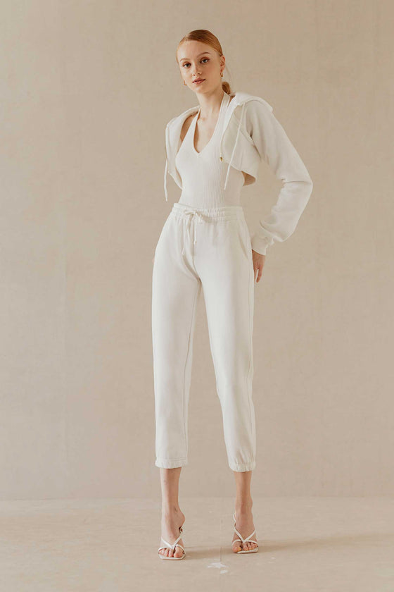 Doliovuy Cropped Jacket (White)