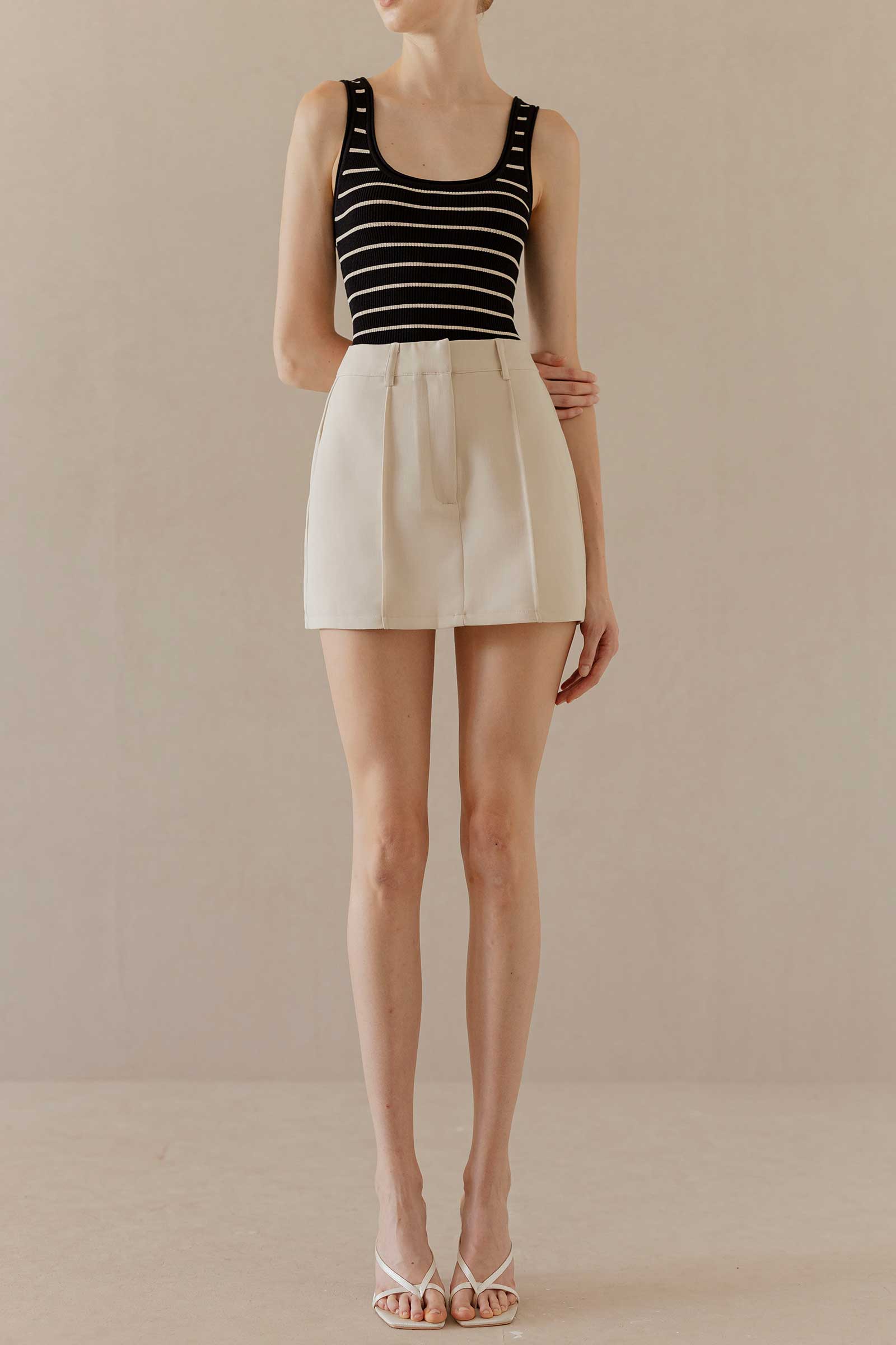 Daverjio Skort Pants (Sand)