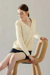 Dhele Cardi (Cream)