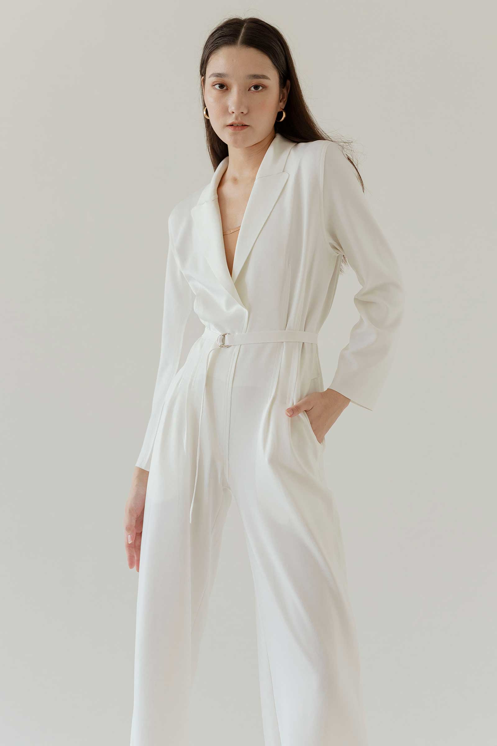 Dakizuxa Jumpsuit (White)