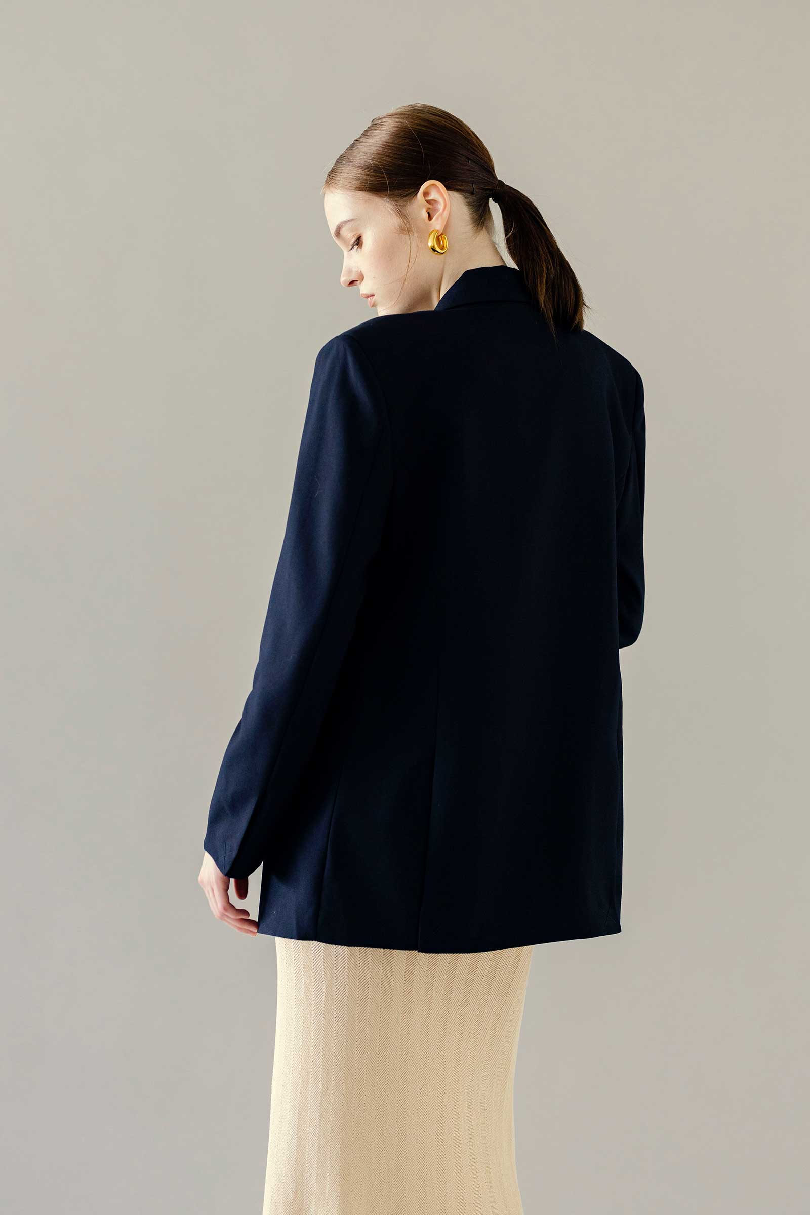 Deui Blazer (Dark Navy)