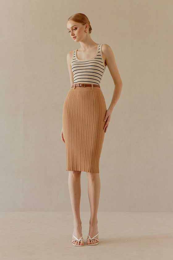 Dinierv Skirt (Brown)