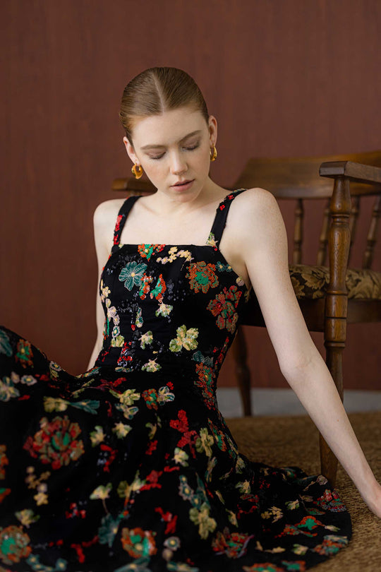 Divas Sequin Dress (Black)