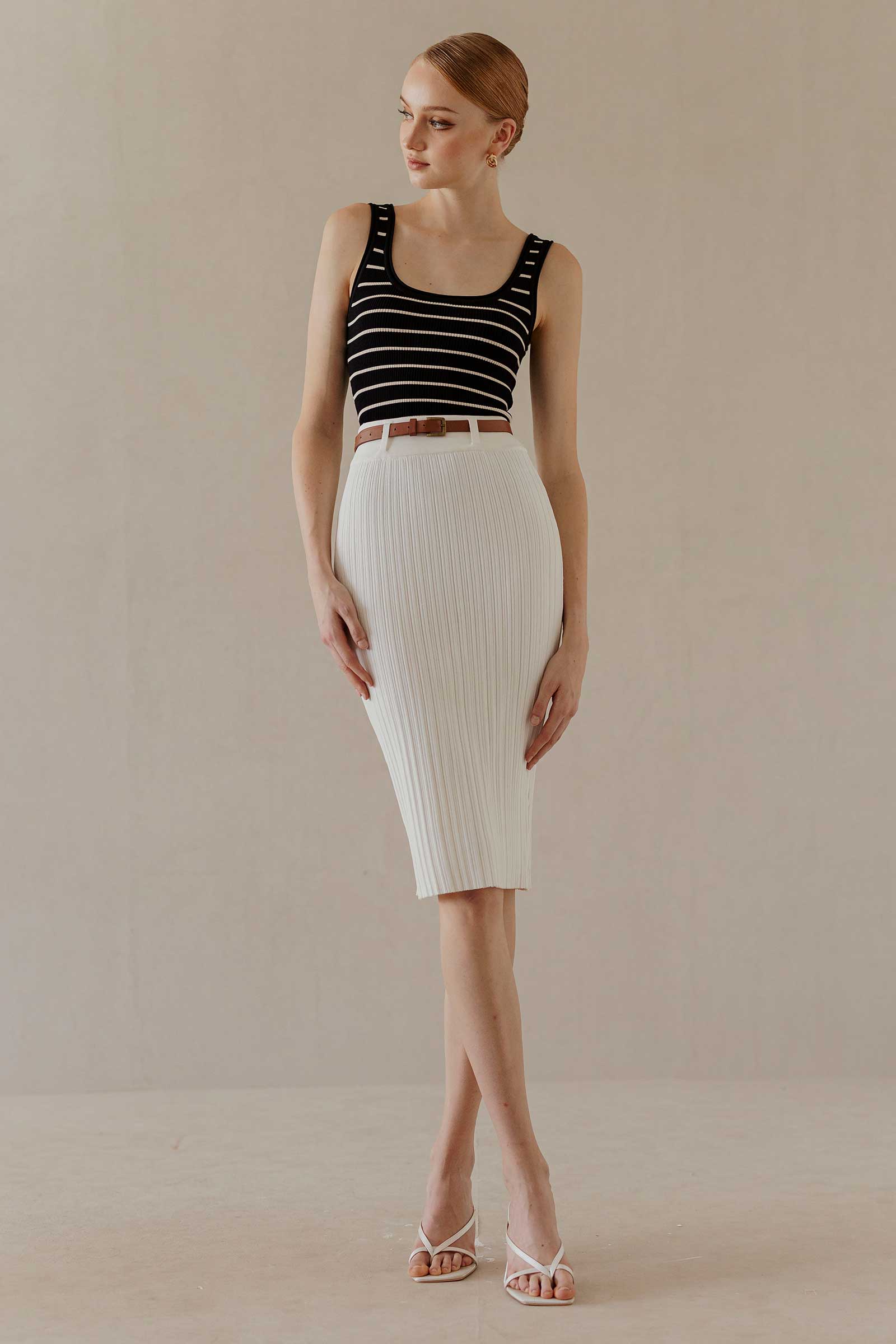 Dinierv Skirt (White)