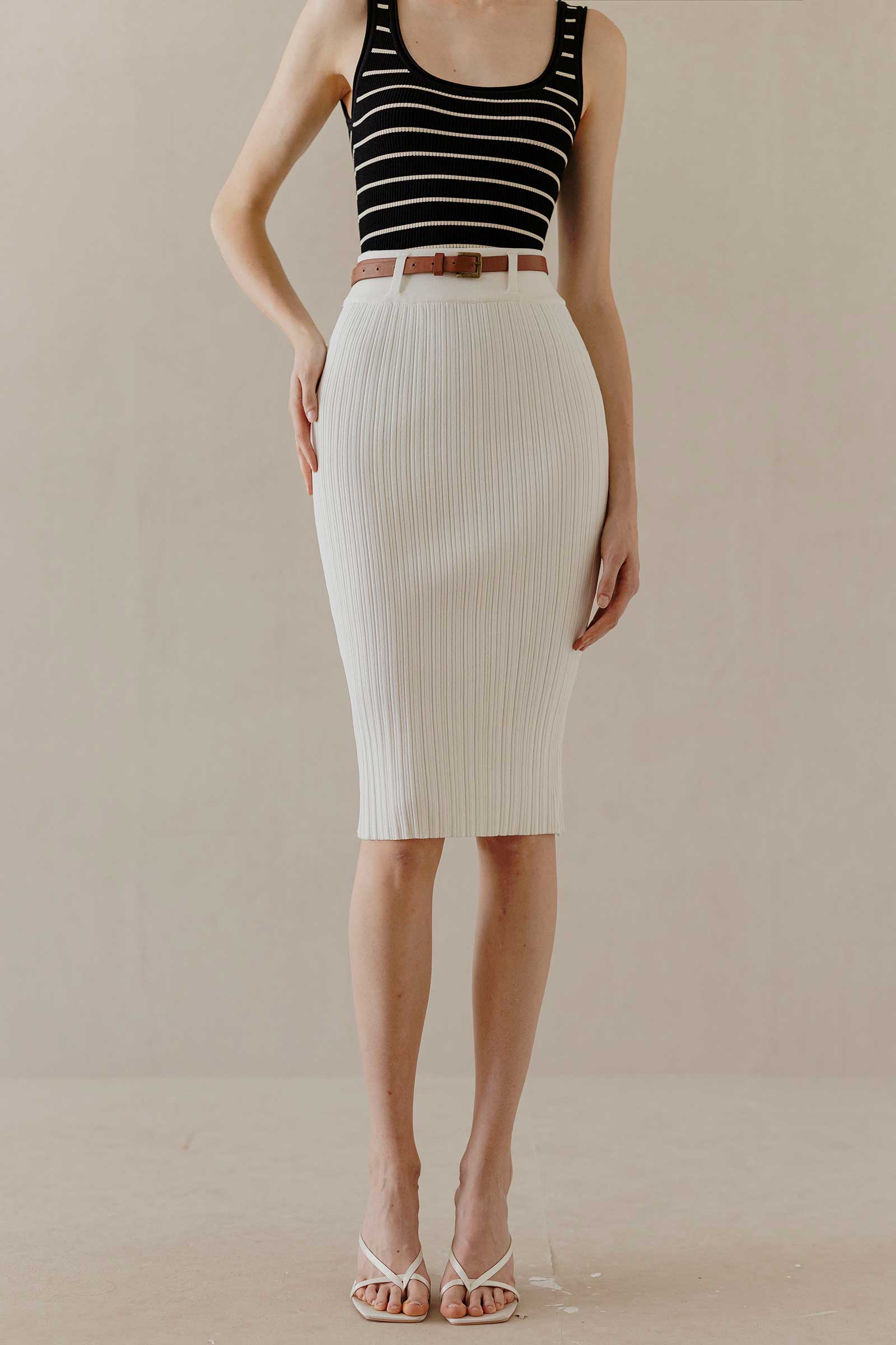 Dinierv Skirt (White)