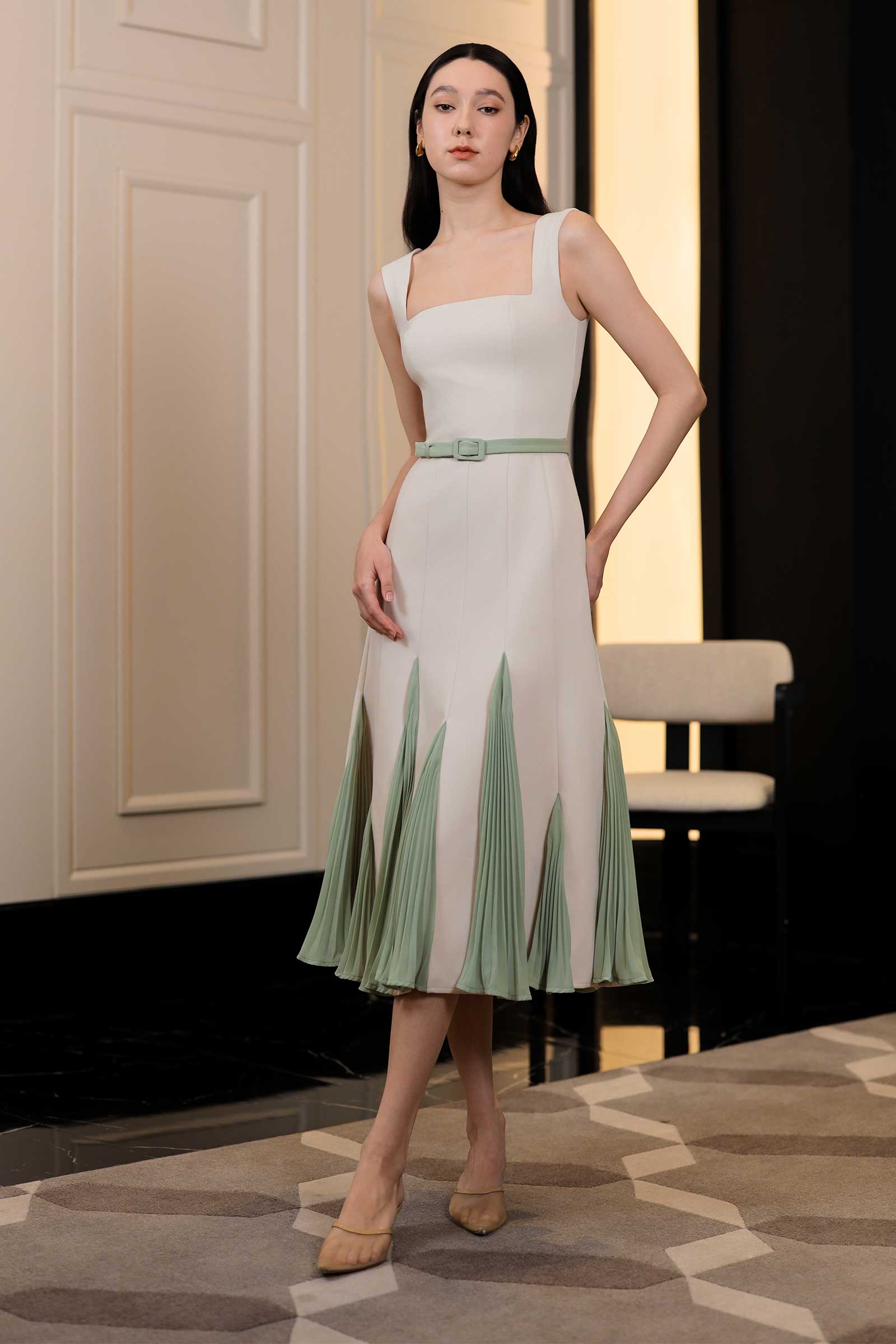 Davenne Dress (Ivory)