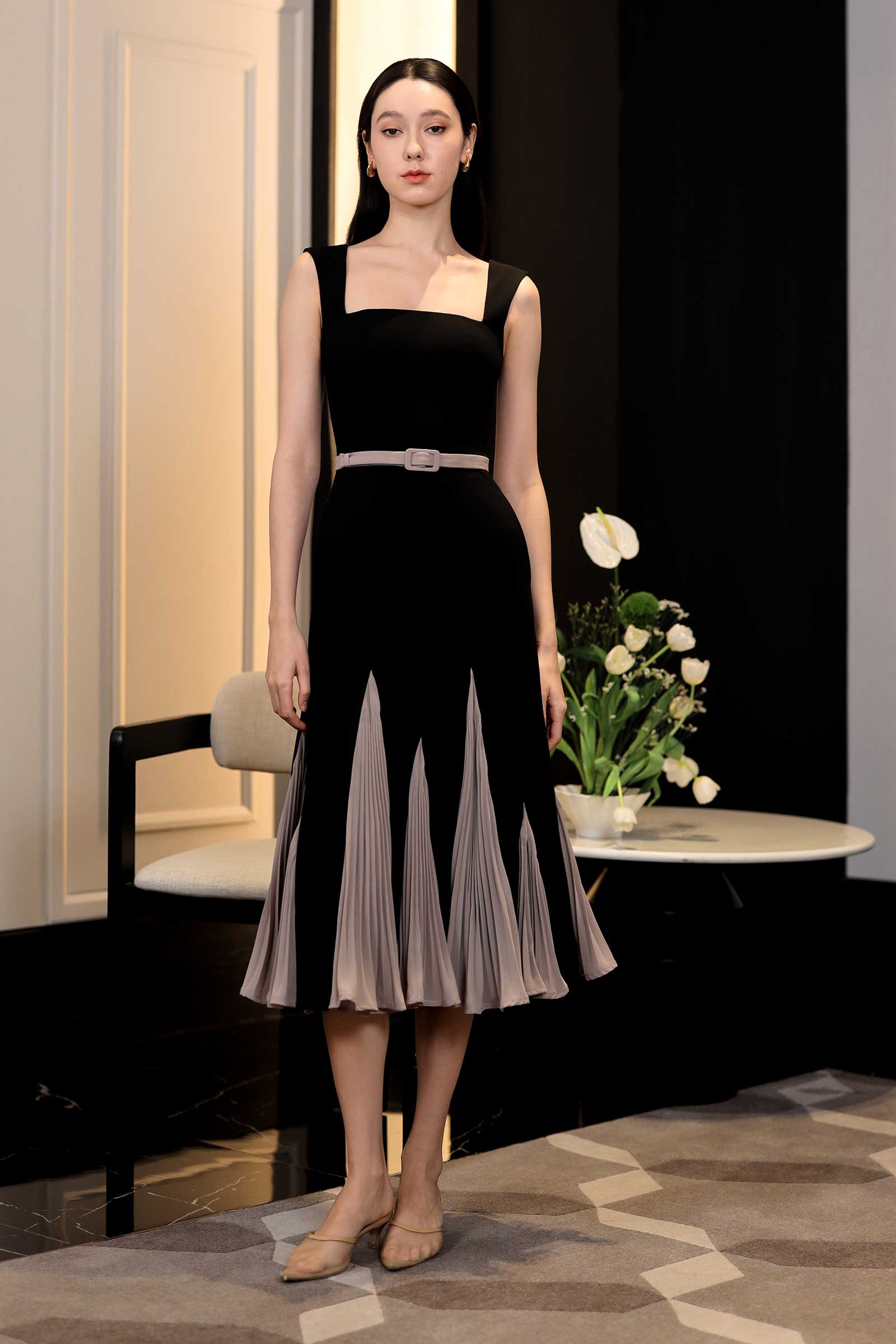 Davenne Dress (Black)