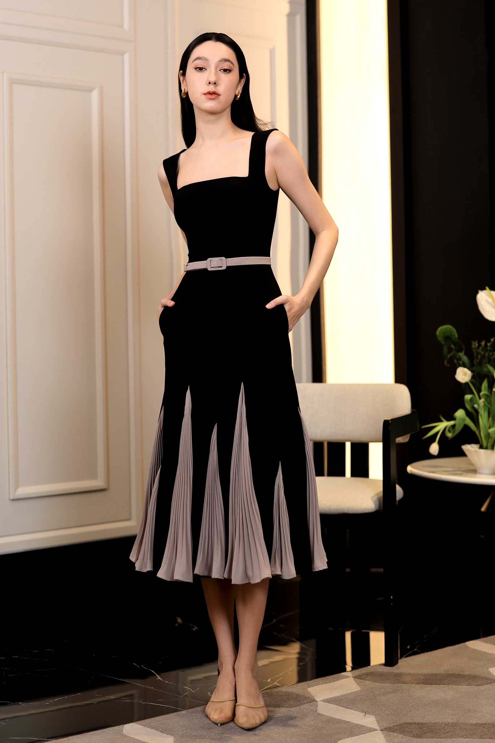 Davenne Dress (Black)
