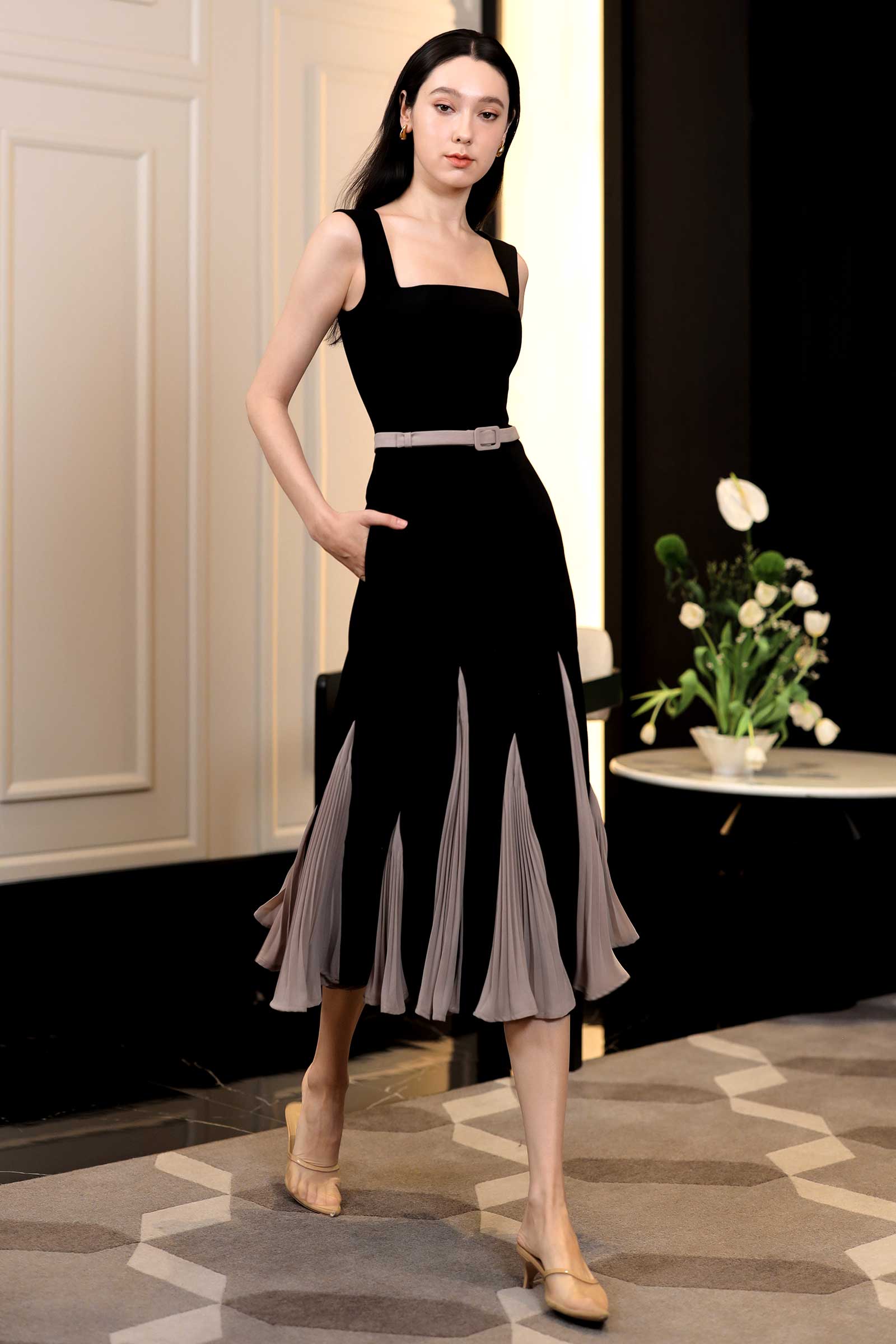 Davenne Dress (Black)