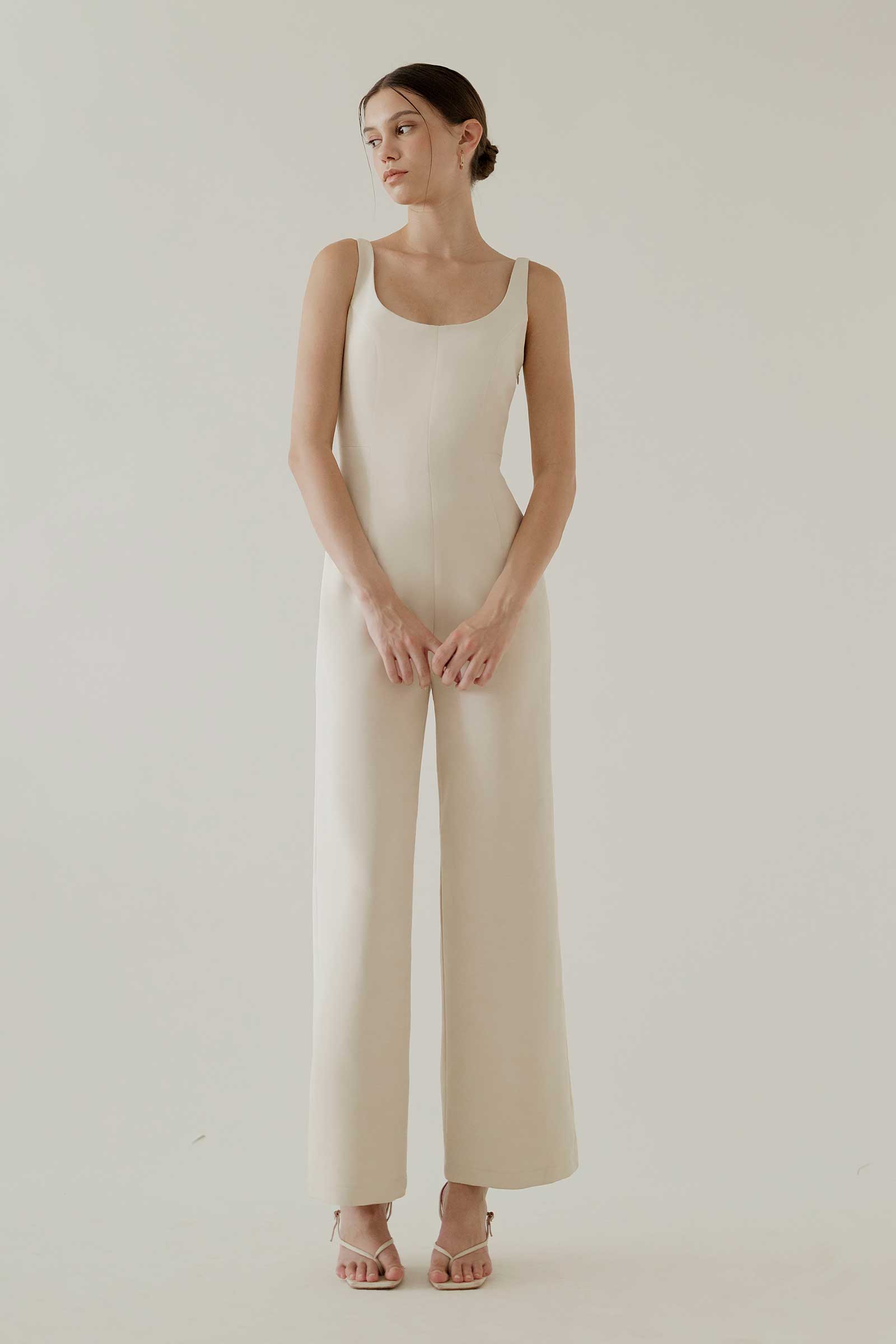 Dajumiay Jumpsuit (Ivory)