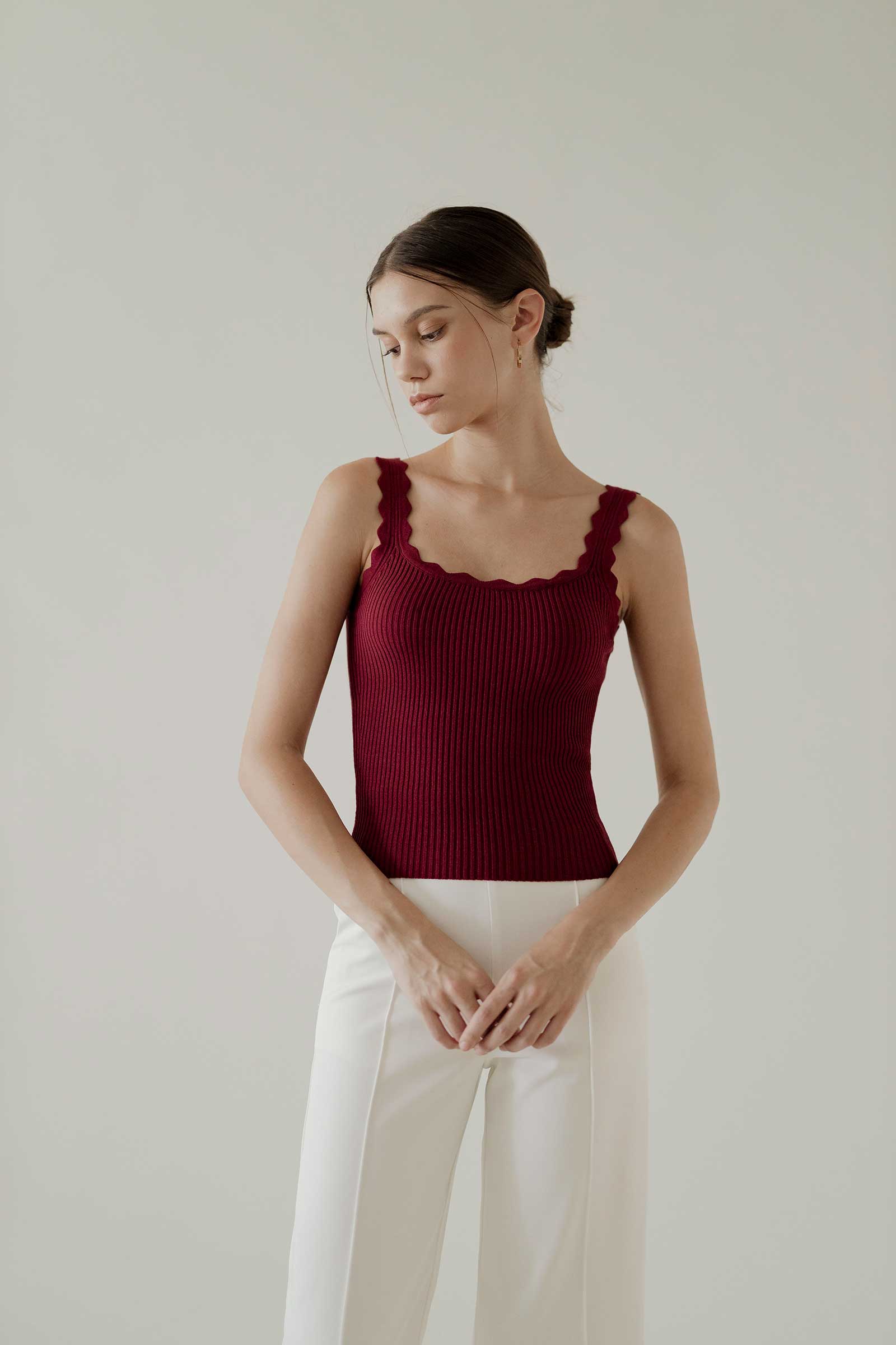 Dakienuse Top (Burgundy)