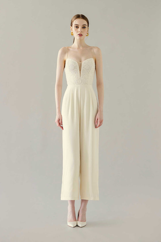 Diara Jumpsuit (Cream)