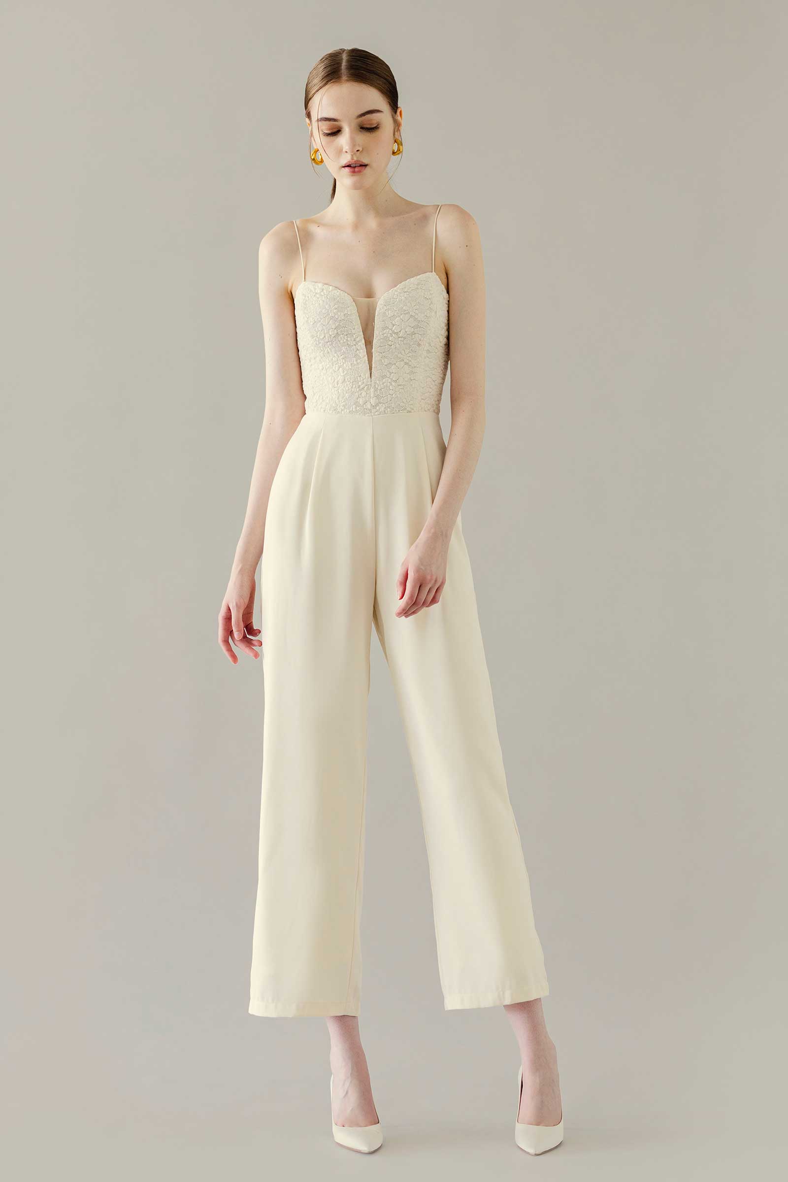 Diara Jumpsuit (Cream)