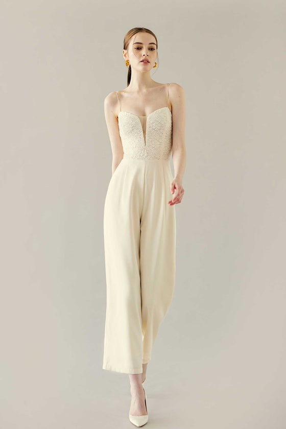 Diara Jumpsuit (Cream)