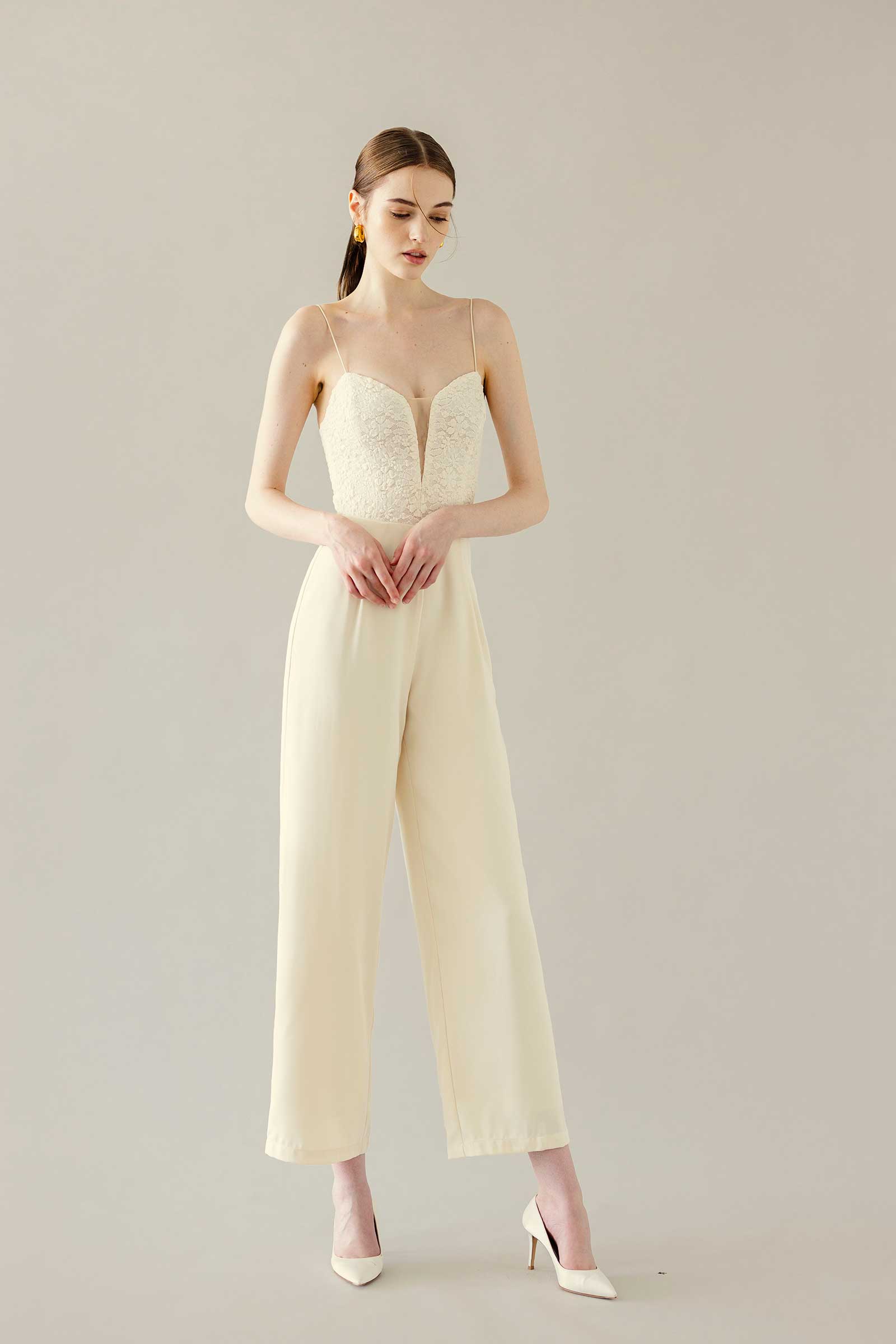 Diara Jumpsuit (Cream)