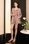 Dolenne Structured Blazer (Mauve)