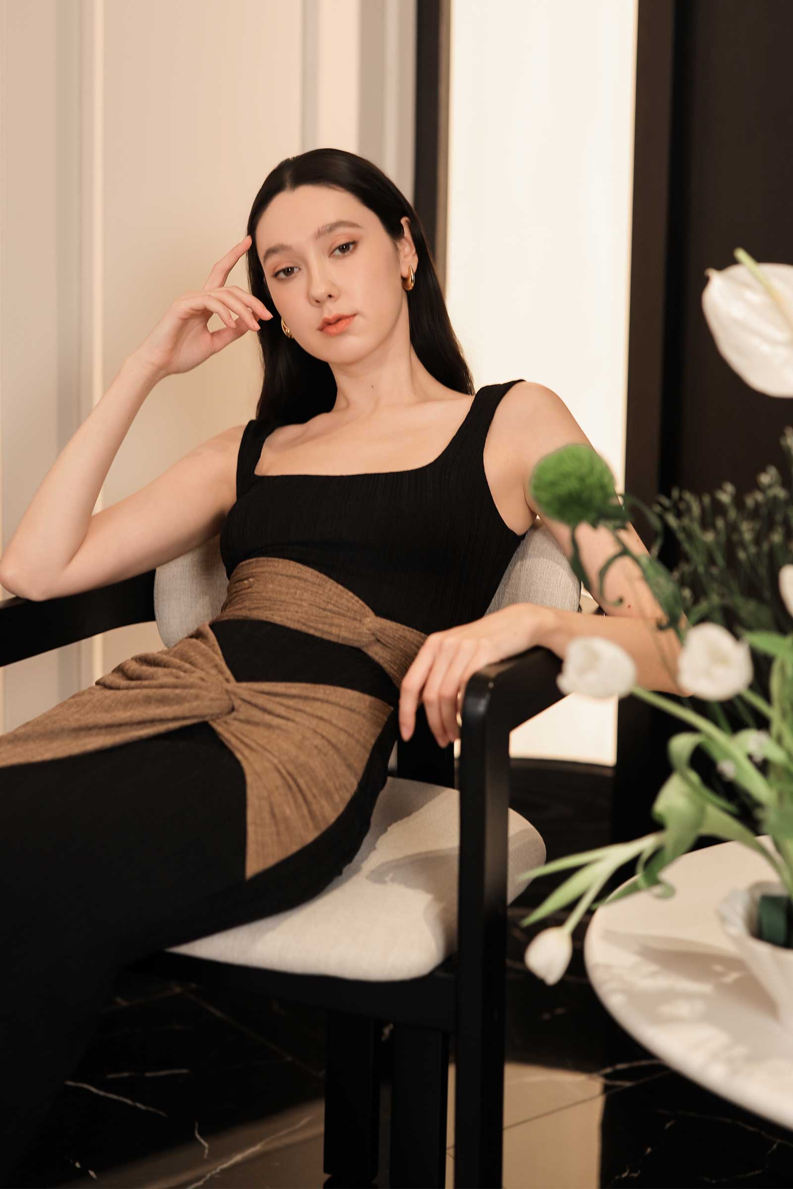 Delyra Dress (Black)