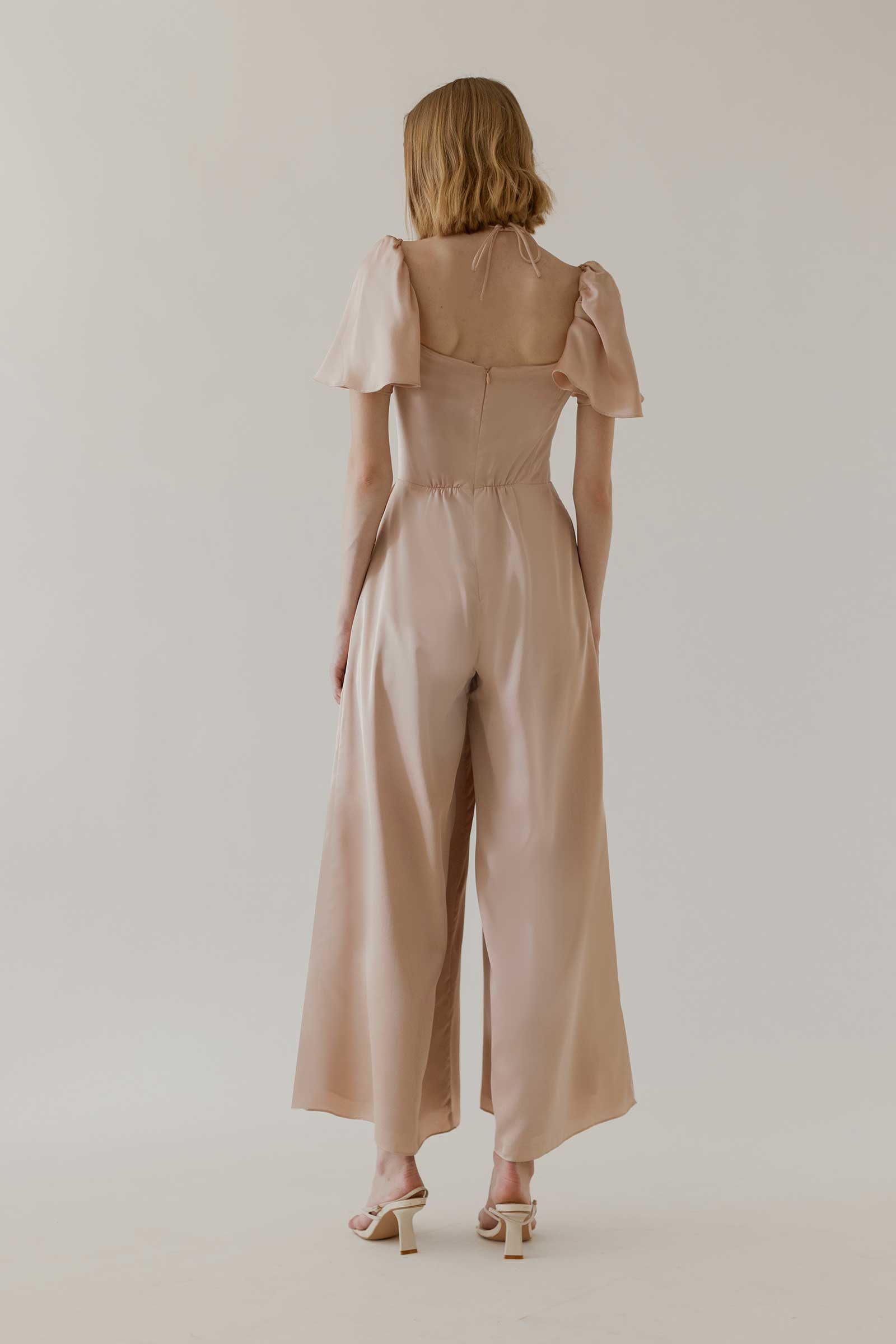 Deruny Jumpsuit (Rose Gold)