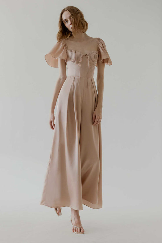 Deruny Jumpsuit (Rose Gold)