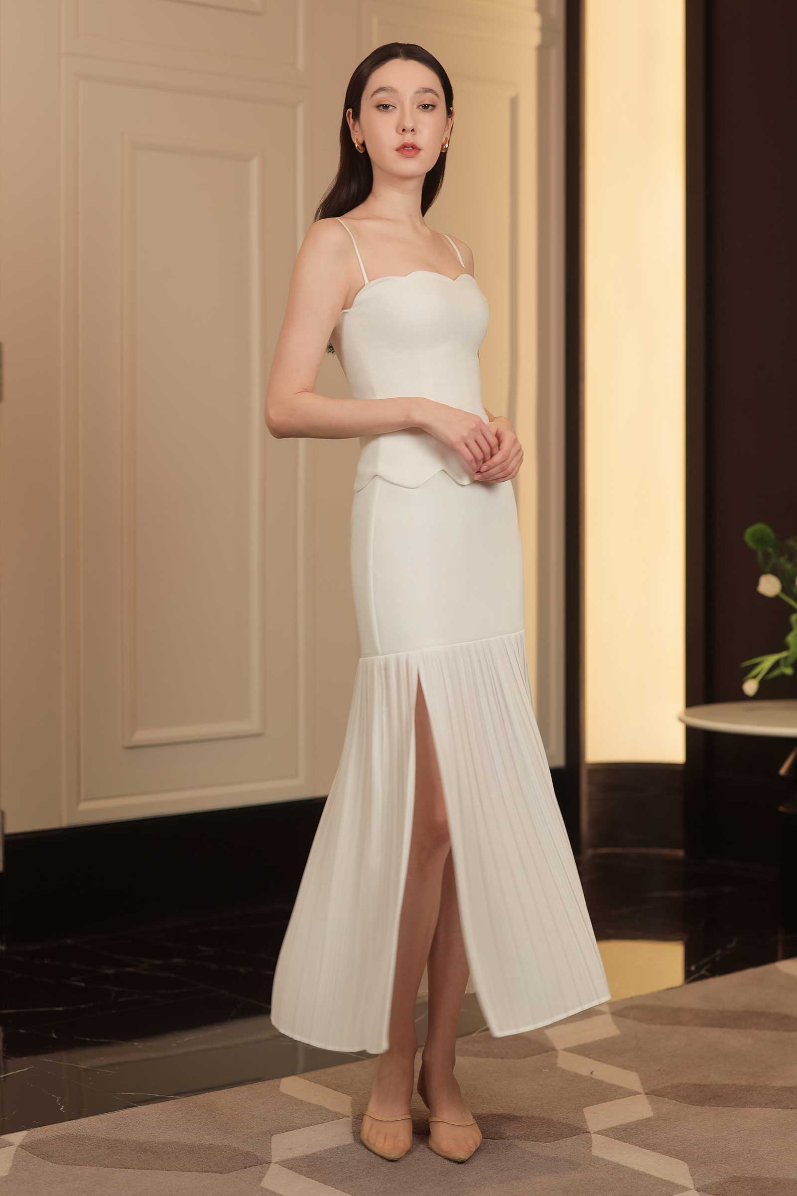 Delphina Skirt (White)