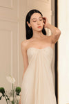 Dorelia Convertible Padded Dress (Cream)