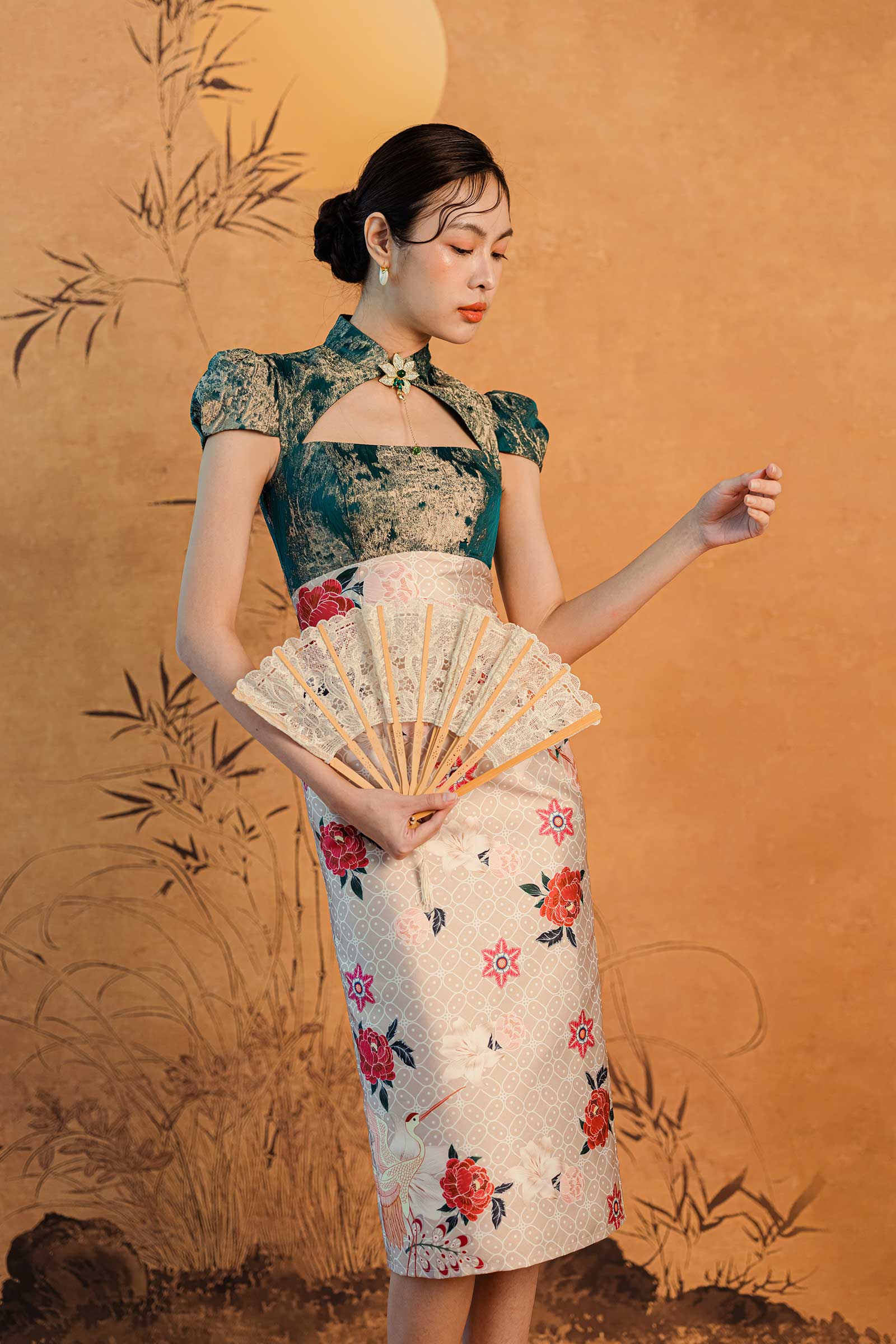 Yan Mei Qipao (Emerald)