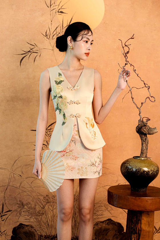 BACKORDER Jia Yi Qipao Romper