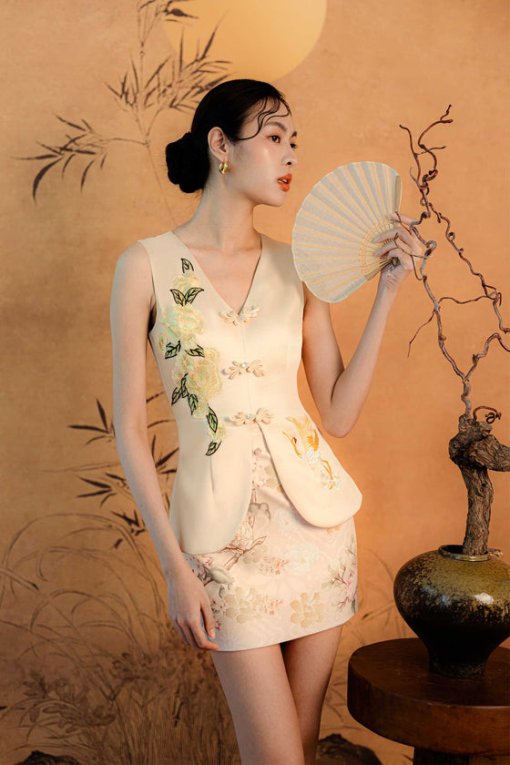 BACKORDER Jia Yi Qipao Romper