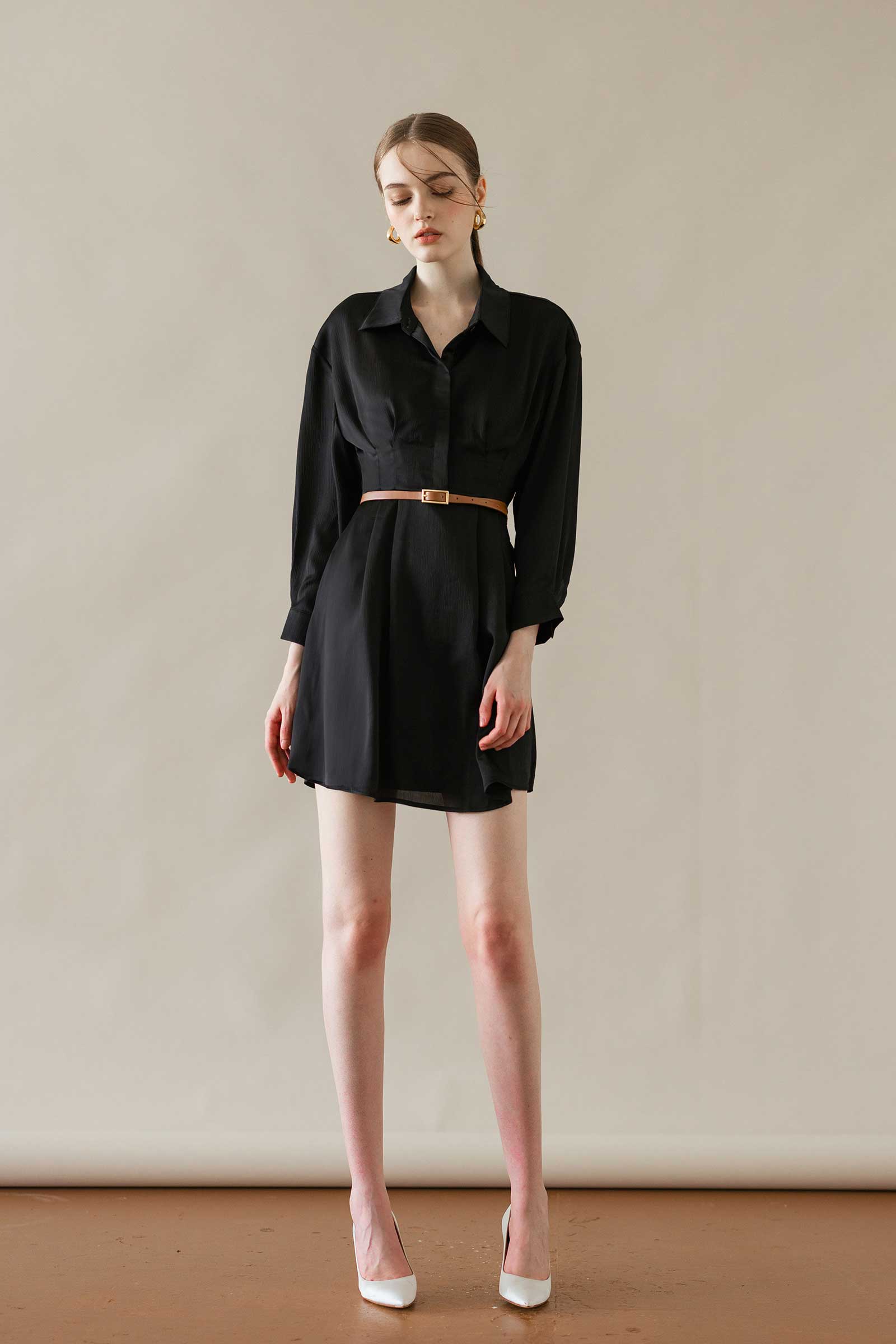 Droze Shirt Skort (Black)