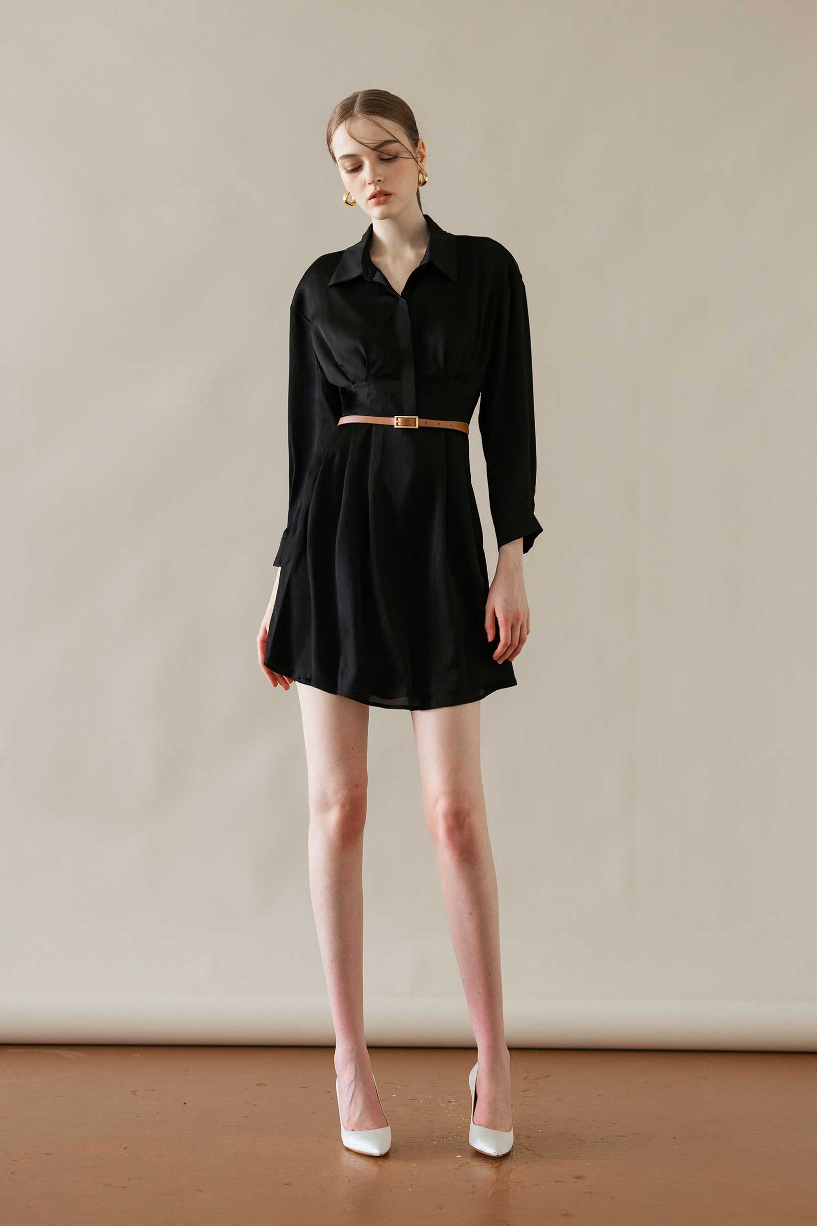 Droze Shirt Skort (Black)