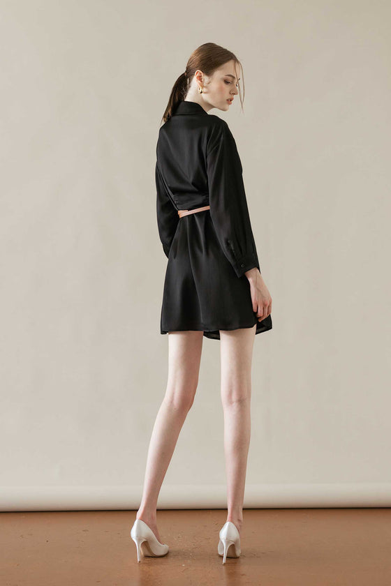 Droze Shirt Skort (Black)