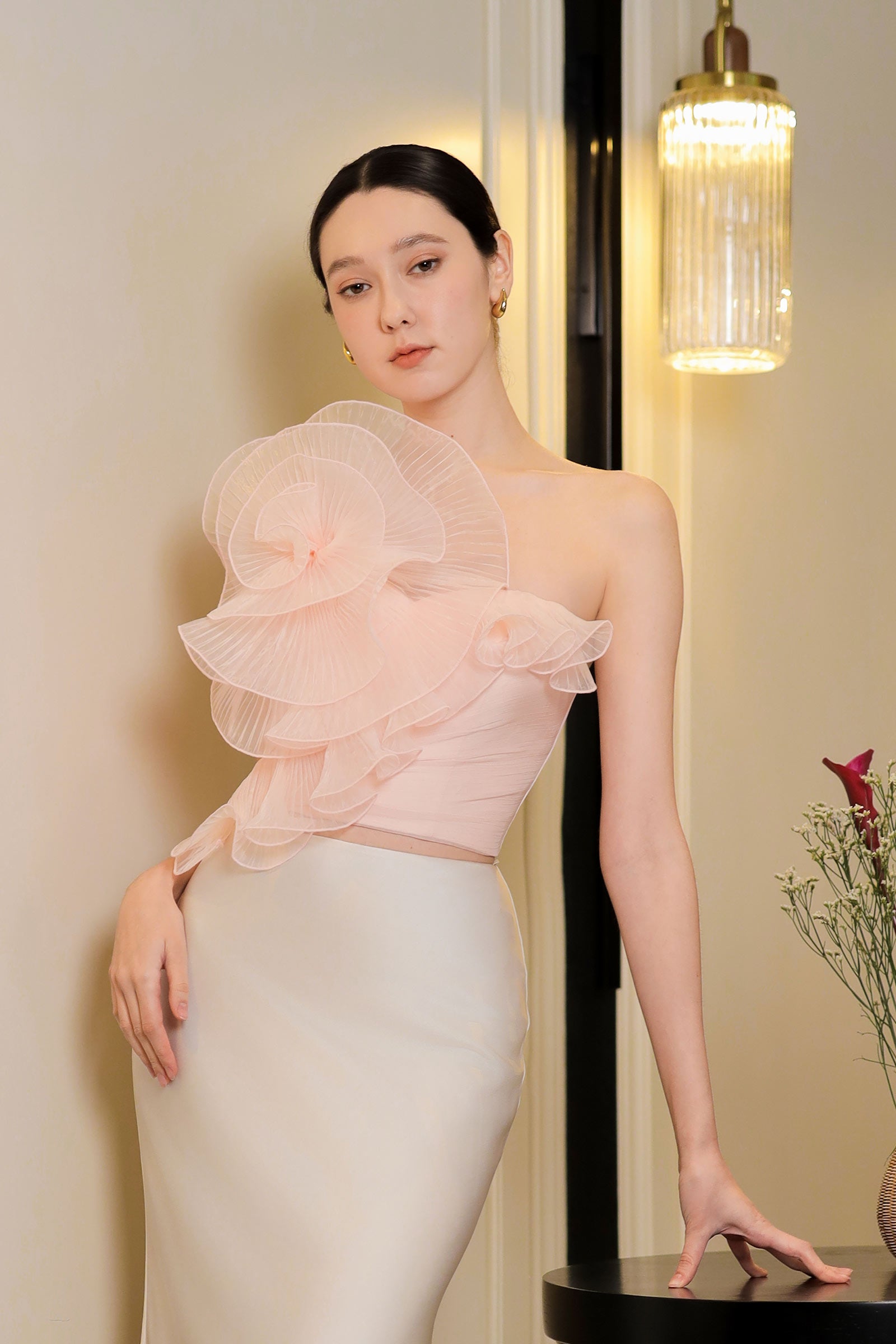 Rosalienne Bloom Padded Top (Pink)