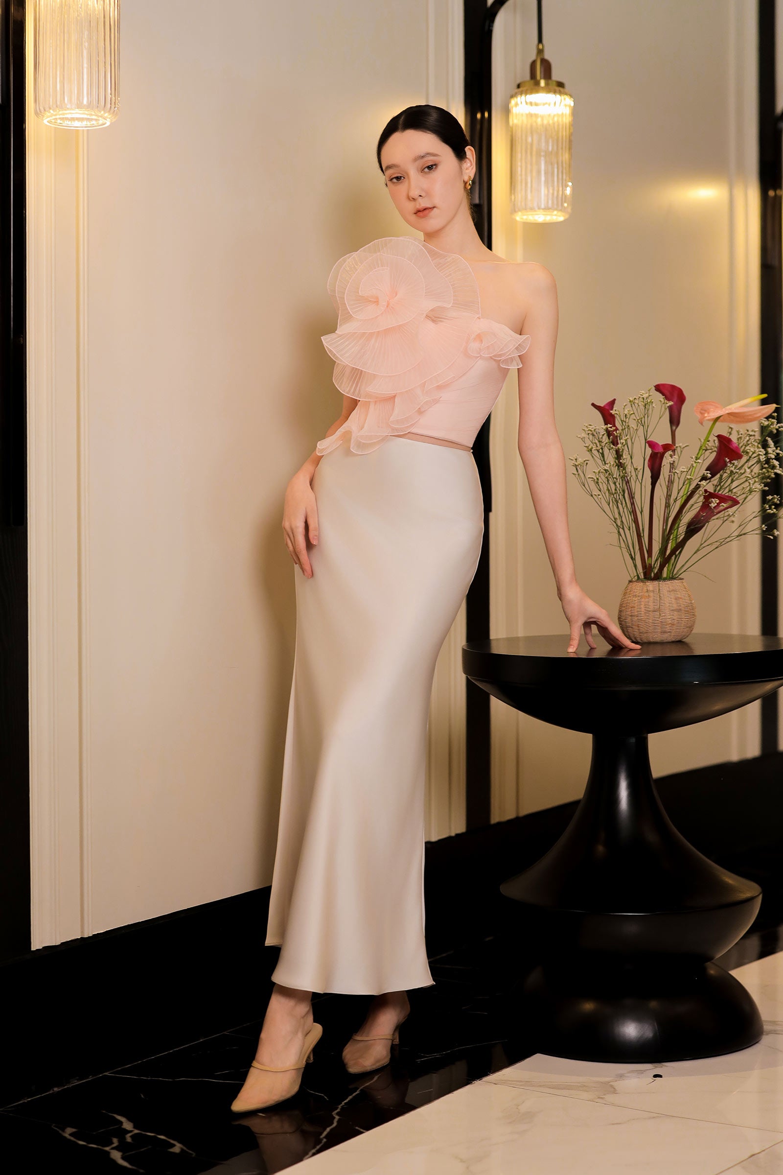 Rosalienne Bloom Padded Top (Pink)