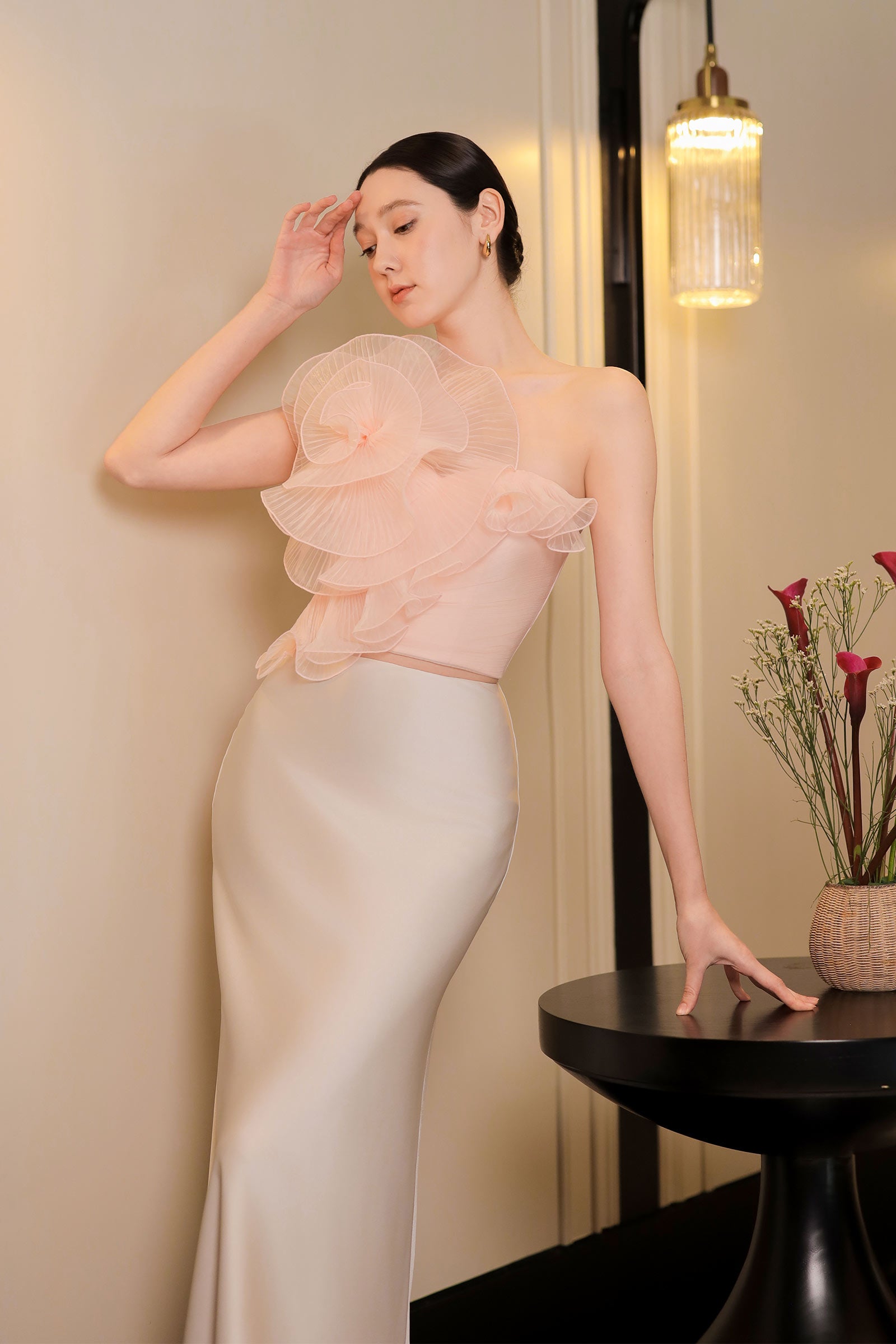 Rosalienne Bloom Padded Top (Pink)