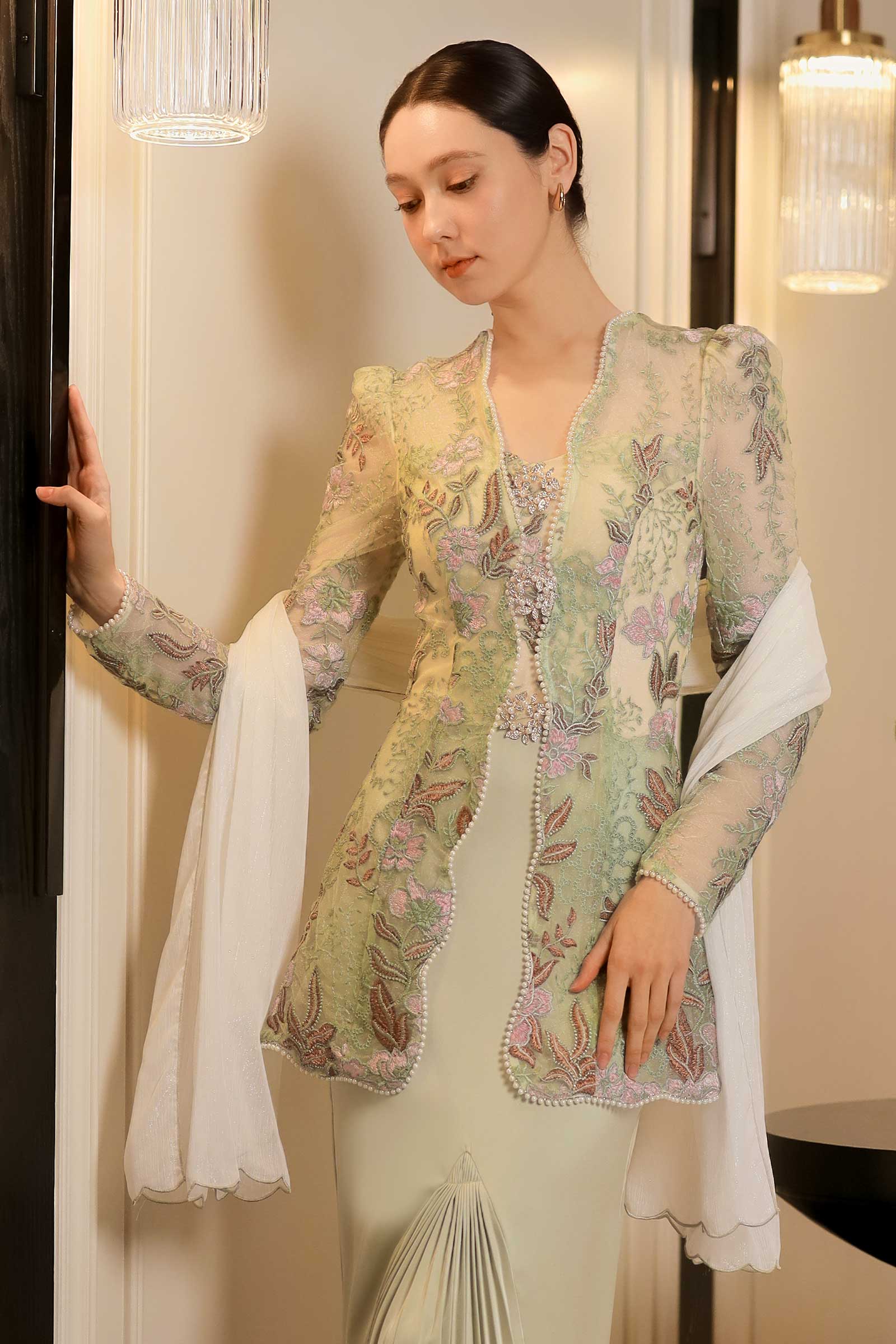 Lilyana Kebaya Set (Mint)