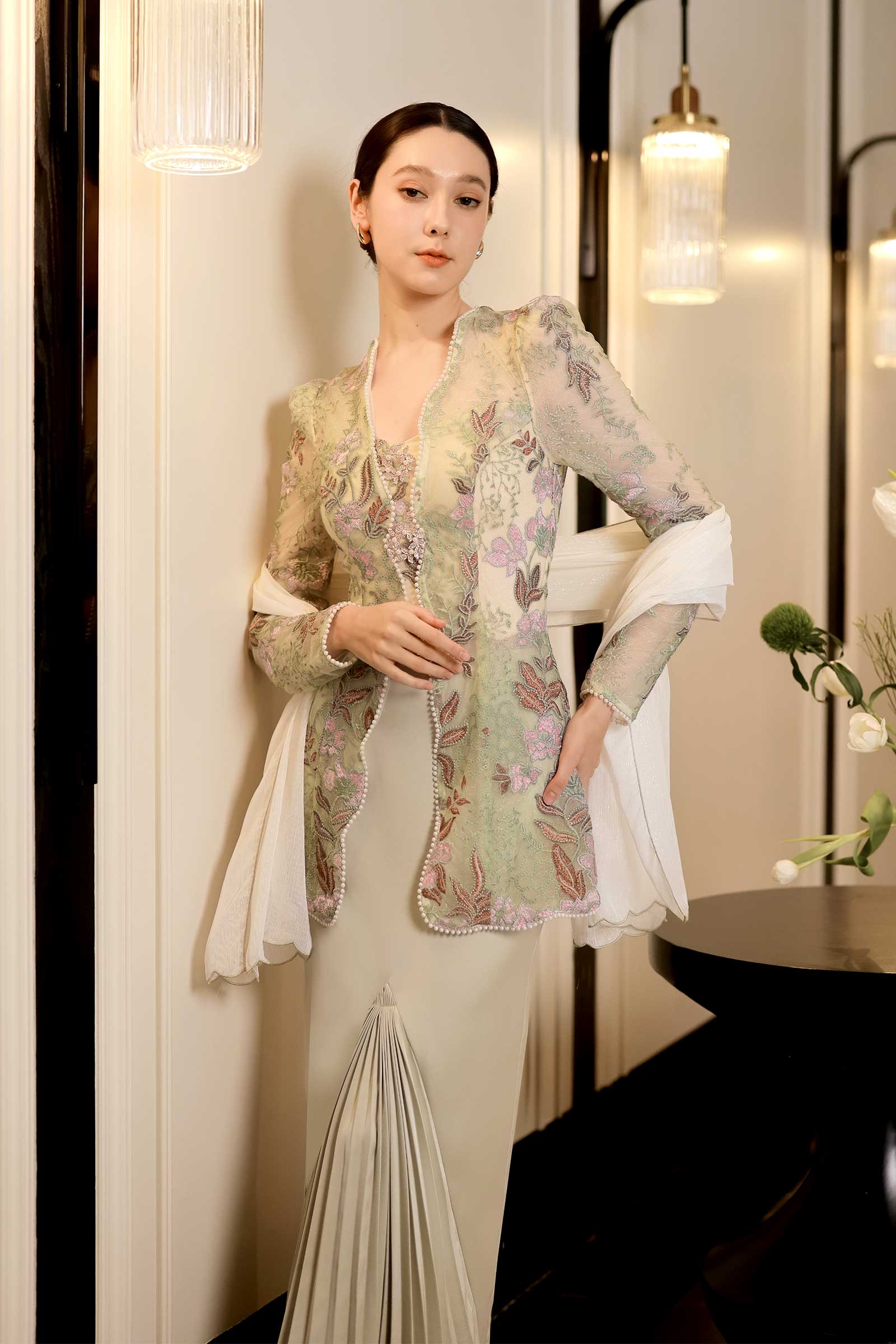 Lilyana Kebaya Set (Mint)