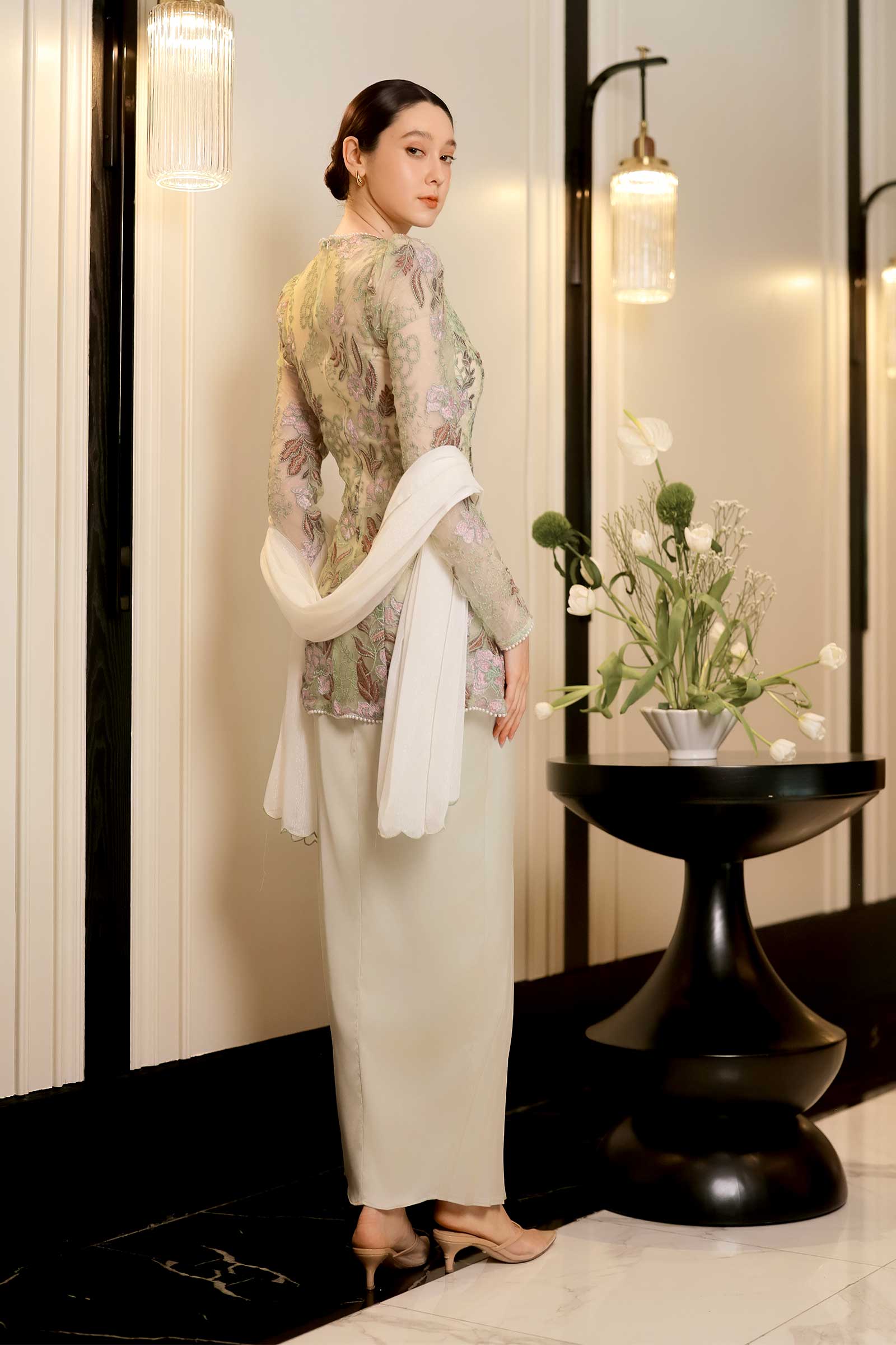 Lilyana Kebaya Top Only (Mint)