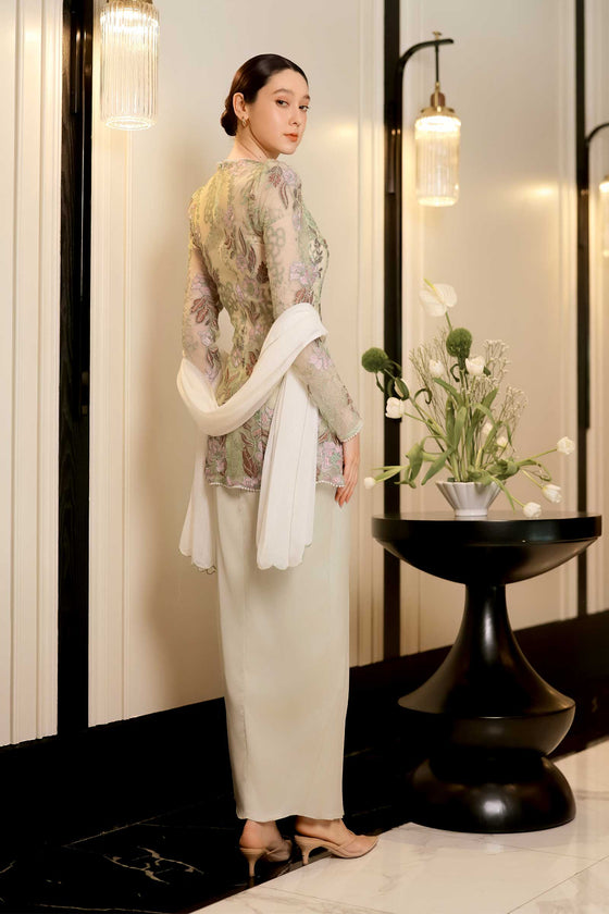 Lilyana Kebaya Skirt Only (Sage)
