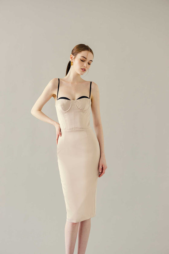 Duscier Dress (Champagne)