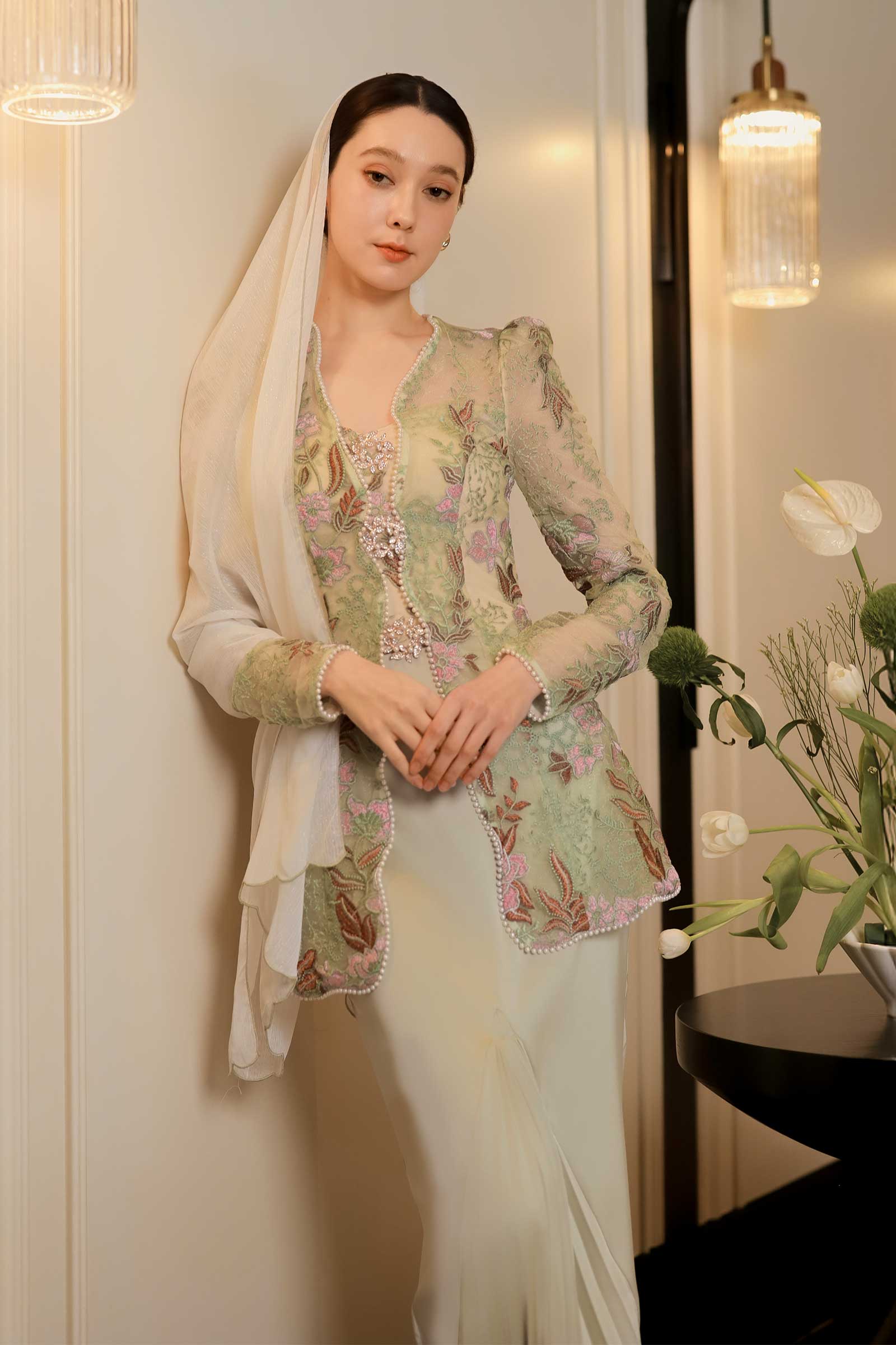 Lilyana Kebaya Set (Mint)