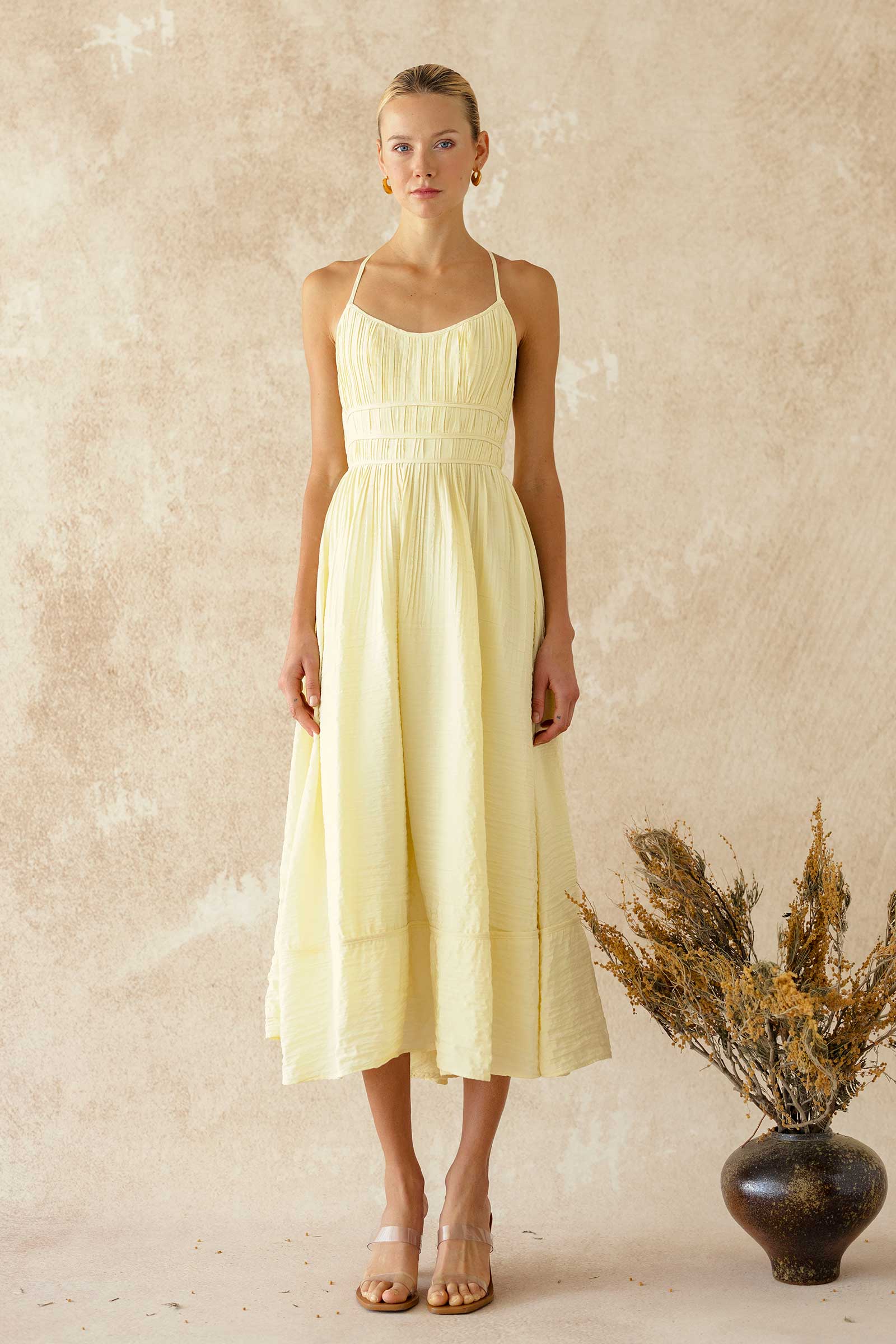 Dinne Dress (Butter)