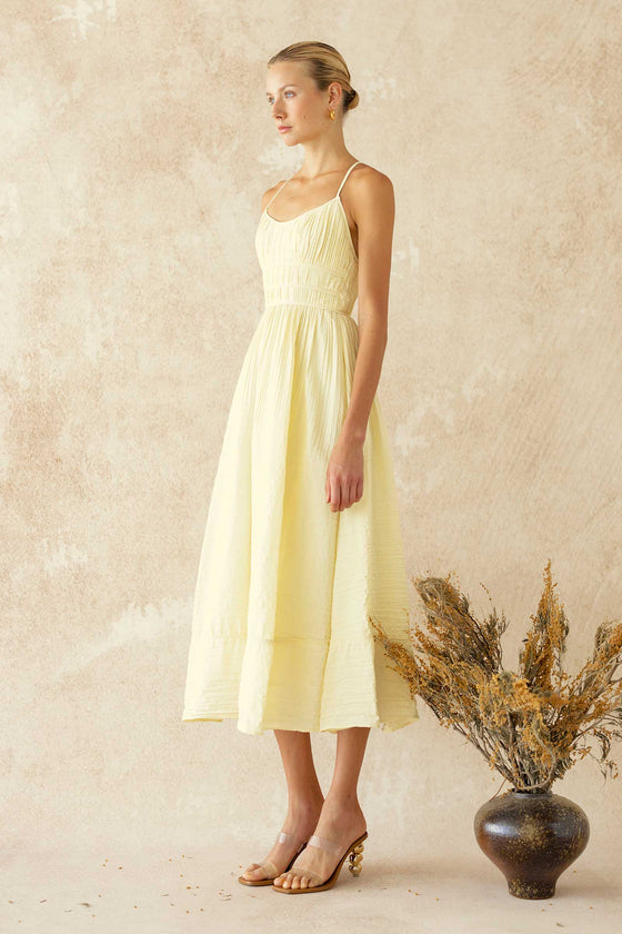 Dinne Dress (Butter)