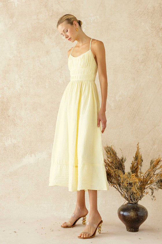 Dinne Dress (Butter)